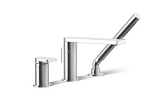 Kohler 73078-4-CP Composed Single-Handle Deck-Mount Bath Faucet w/ Handshower