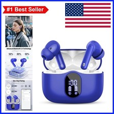 Wireless Earbuds Bluetooth 5.4 ENC Noise Cancelling IP7 Waterproof 36 Hours