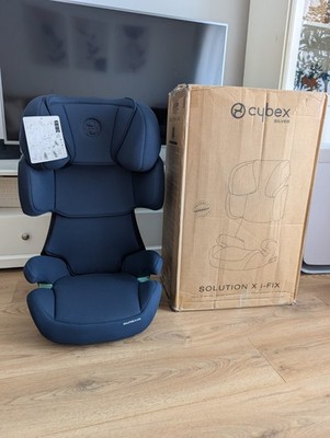 Cybex ソリューション Gi-FIX Navy-Blue Cybex Solution G i-Fix Highback Booster Car Seat - Navy Blue
