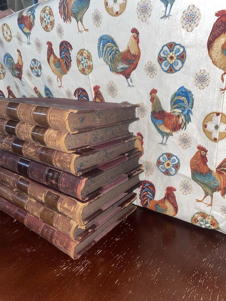 The Works of Alexandre Dumas," specifically Volume 3-9, published in 1893 Foto 3 de 4