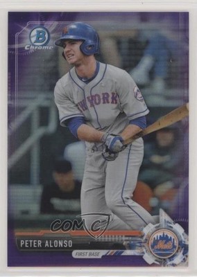 2017 Bowman Draft Chrome Purple Refractor 96/250 Pete Alonso Peter #BDC-83 s3g