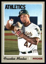 Frankie Montas 2019 Topps Heritage #325 Athletics MLB READ FREE SHIPPING