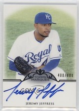 2011 Topps Marquee Monumental Markings 400/600 Jeremy Jeffress #MM-JJE Auto 2f9