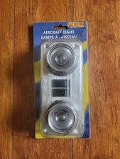 Arcon Lighting/Double Aircraft Light 12VDC #17796 Rectangular Aluminum