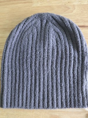 Barefoot Dreams Beanie CozyChic Lite Carbon Gray Knit Women's One Size Hat
