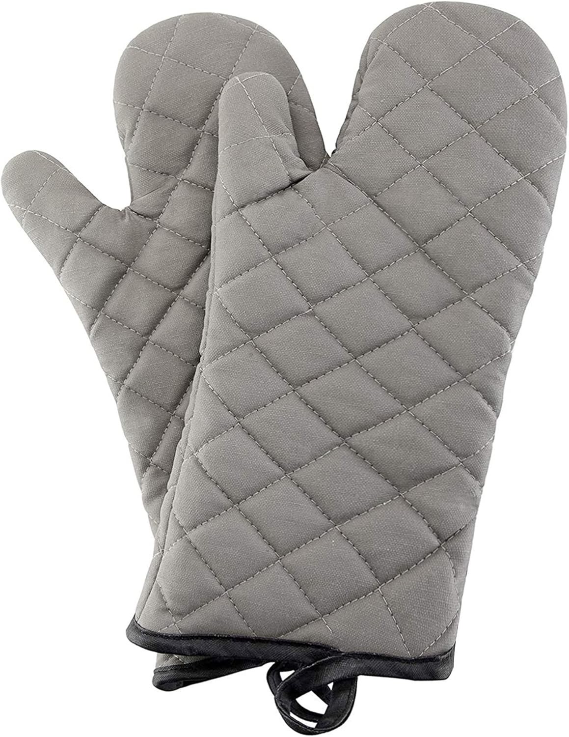 1 Pair Heat-Resistant Oven Mitts, Quilted 13