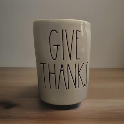 Rae Dunn Give Thanks Autumn Leaves Scented Candle