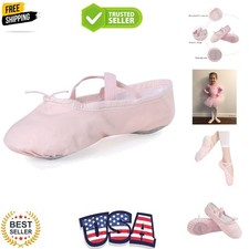 Canvas Ballet Shoes for Girls Dance Ballet Slippers Shoes  Toddler/Little/Big ...