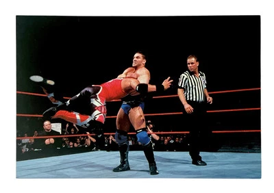 WWE KEN SHAMROCK WRESTLEMANIA LIVE 4X6 WRESTLING PHOTOCARD #26 - Image 1 of 2