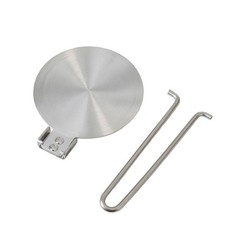 Heat Distributor Plate with Foldable Handle Compact for Coffee Lovers