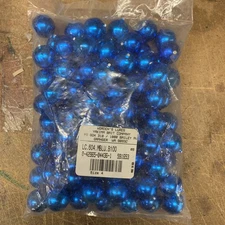 100CT Worden's Yakima Bait Lil Corky Size 4 Blue Metallic 3/4"