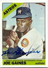 2015 Topps Heritage JOE GAINES Houston Astros AUTO MINT