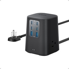 Anker A91C6 3-Outlet Power Strip, Black
