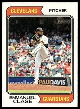 2023 Topps Heritage Emmanuel Clase Cleveland Guardians #200