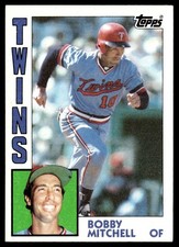 1984 Topps Bobby Mitchell Minnesota Twins #307