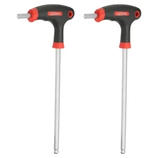 2pcs T-Handle Hex Key Wrench 8mm Metric 281mm Length 28.5mm Width
