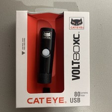 Cateye Volt 80 XC Front bike Light. USB Rechargeable. 80 Lumens. HL-EL050RC