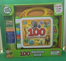 LeapFrog 100 Animals Book Bilingual English Spanish Interactive Sound Toy 18m 