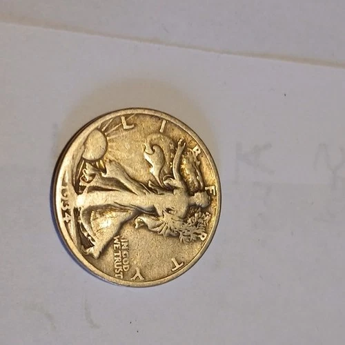 1934-d Liberty Walking Half Dollar Silver 50C US Coin Circulated