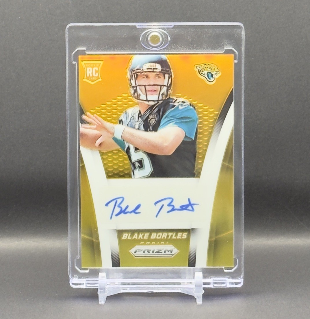 2014 Prizm Blake Bortles Auto Rookies RC Prizm Gold Rookie #6/10 Jaguars