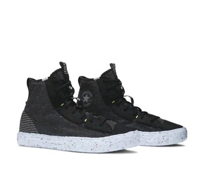 Converse CTAS Crater Hi Canvas Renew 169418C Black/Dark Size Men 7.5 /Women 9.5 