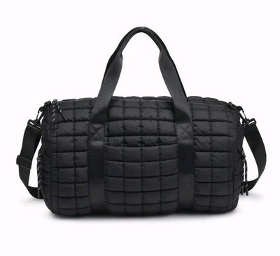 Reisetasche für Männer Frauen Große Kapazität Sporttasche Nylon Solide Umhängetasche