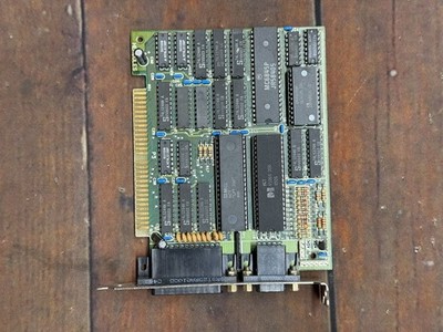 Retro VTG 1984 Hercules Color Card GB200 Graphics Printer 8BIT ISA IBM PC XT CGA
