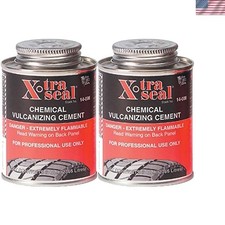 Xtra-seal Chemical Vulcanizing Cement 8 Oz. - 2 Pack