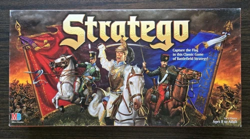 Vintage 1996 STRATEGO Board Game by Milton Bradley 100% COMPLETE All Pieces