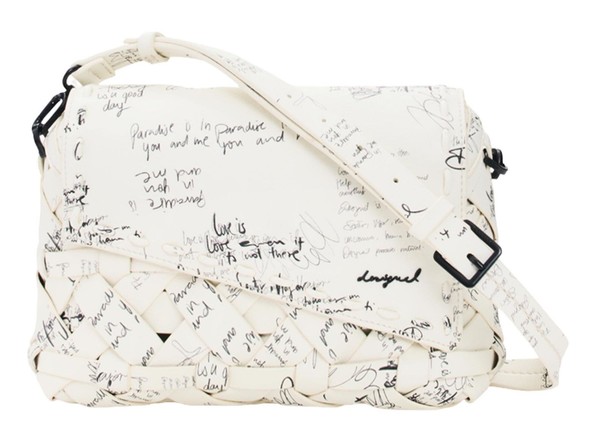 Desigual Indio Phuket Mini Hand Bag UmhäNgetasche Tasche Beige Crude Creme Neu-image