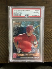 2011 Bowman - Bowman's Best Prospects Mike Trout #BBP9 (RC) PSA 10