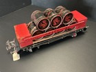 Vintage JEP marklin Bing train 0 Gauge red Graphiline Flat Wagon French 1950s — photo 6