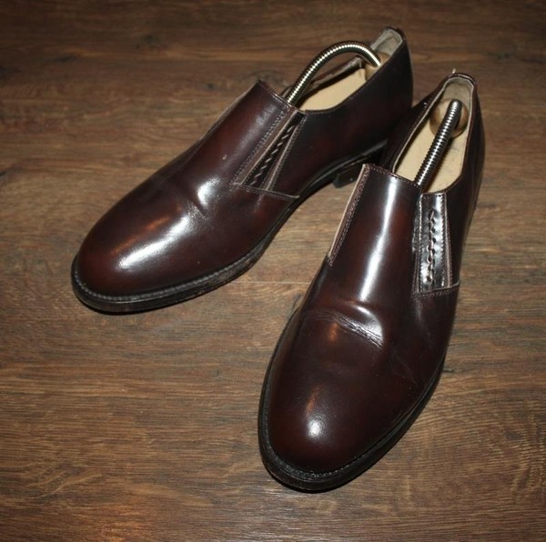 Men Samuel Windsor Heels Brown Leather 43 #O2UR