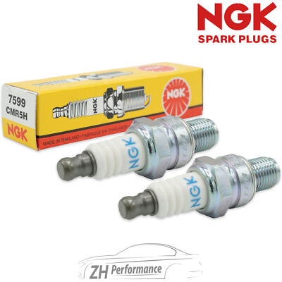 2x NGK 7599 CMR5H Zündkerze für Kettensäge Freischneider