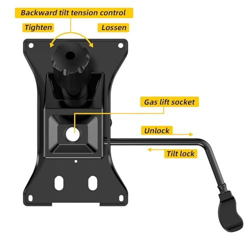 Replacement Heavy Duty 500LBs Office Chair Swivel Tilt Control Seat