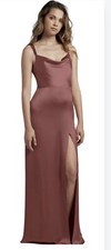 Jenny Yoo Bridesmaid Dress Cinnamon rose Gina Satin 