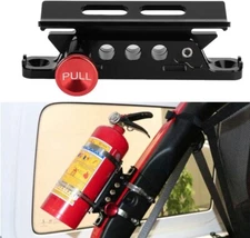 Quick Release Roll Bar Fire Extinguisher Mount Holder For Jeep Wrangler UTV ATV