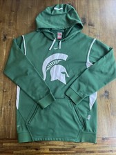 Vintage Nike Team Therma Fit Michigan State Spartans Hoodie Small 90s Red Tag