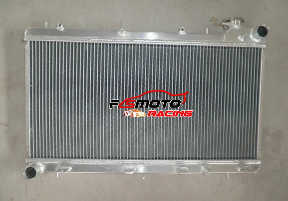 Алюминиевый радиатор ПОДХОДИТ для Subaru 2004-2008 Forester и 1993-1998 Impreza Gc8 (MT) H4 - Изображение 3 из 4