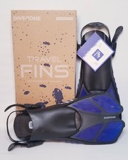 Swim Fins Scuba Snorkeling Shoes Swimming Travel Fins Diving Flippers S/M Blue