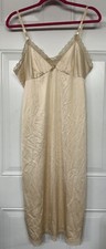 Vintage Leggs Nylon Nightgown Beige Size 36