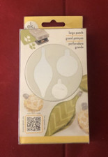 EK Success Tools LARGE punch ORNAMENTS Christmas HTF Flat lock down punch