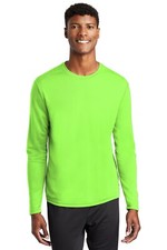 Sport-Tek Men's Dry-Fit RacerMesh Moisture Wicking Long Sleeve T-Shirt ST340LS
