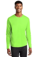 Sport-Tek Men's Dry-Fit RacerMesh Moisture Wicking Long Sleeve T-Shirt ST340LS