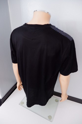 Lanvin Black T Shirt Short Sleeve Size L Large P2p 25” Inches Vgc - Picture 7 of 7