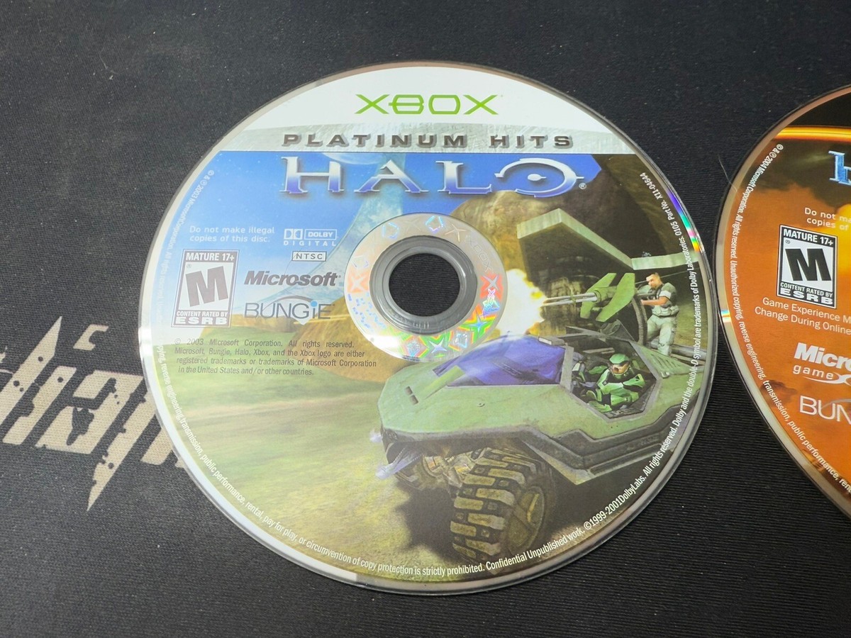Original Xbox HALO Lot - 1 Combat Evolved & Halo 2 Xbox 360