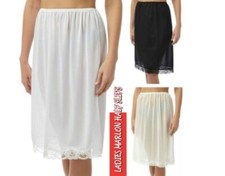 Ladies Half Slips By Marlon 18'' 24'' 27'' EXCELLENT QUALITY FAST DELIVERY UK