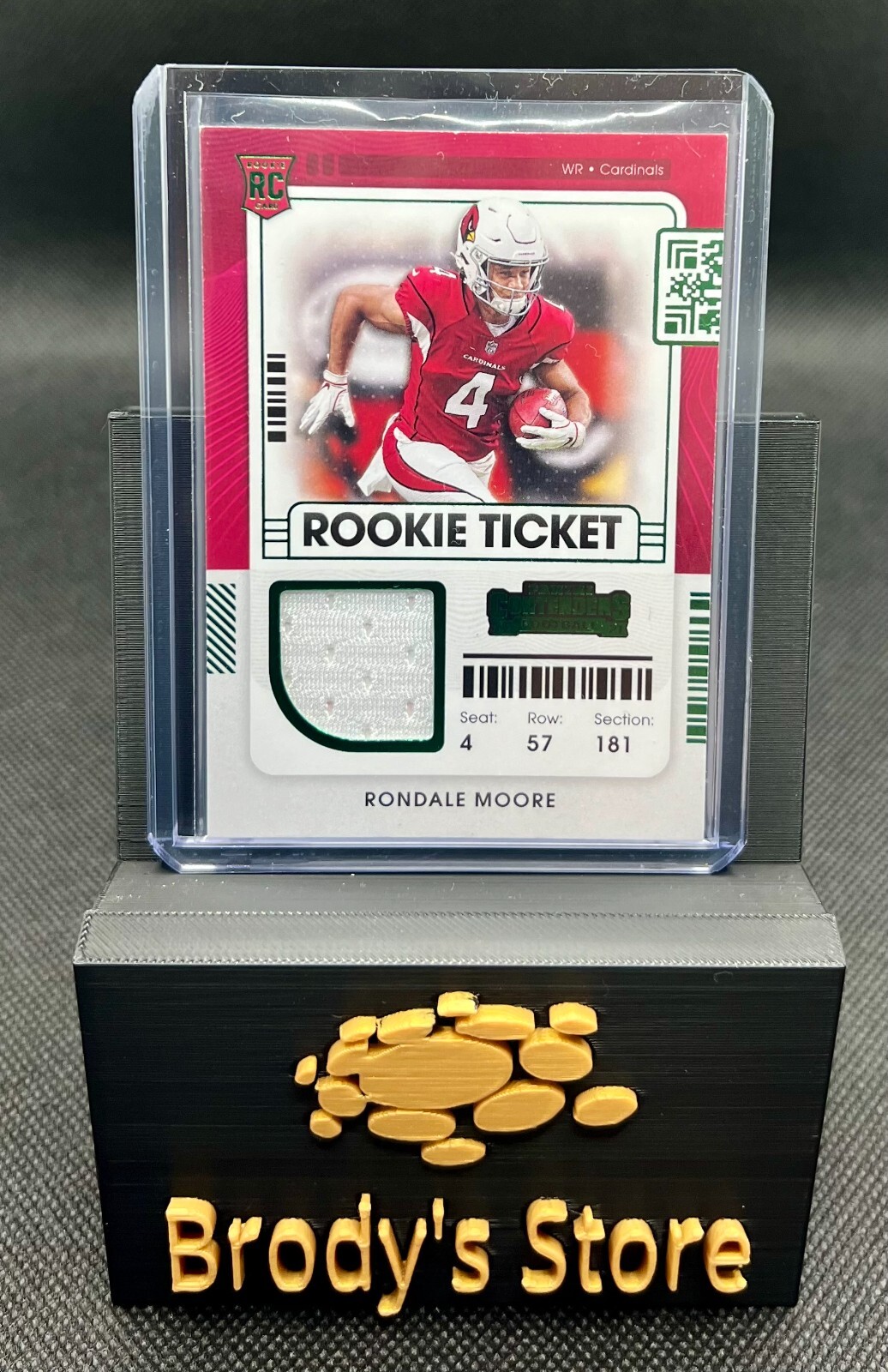 2021 Panini Contenders Rookie Ticket RPS Variation #RTS-RMO Rondale Moore