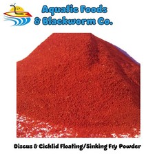 Discus / Cichlid Fry Floating/Sinking Powder Ideal for all Tropicals  Pond Fish