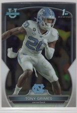 2022-23 Bowman Chrome University Tony Grimes North Carolina Tar Heels #75